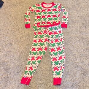 HA Medium Red And Green Disney Holly PJ Set
